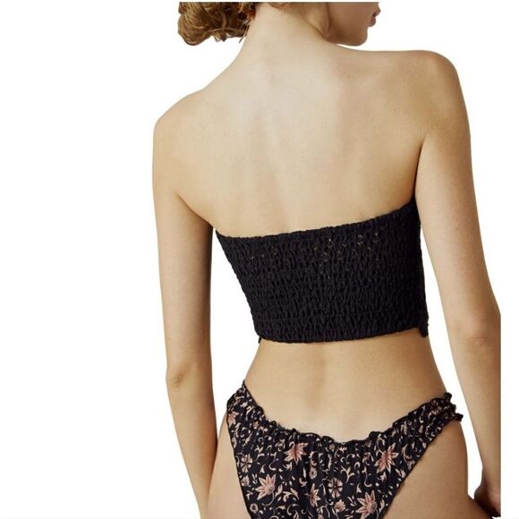 NWT Free People Adella Corset Top Black - Picture 2 of 6